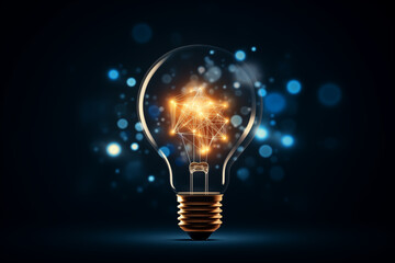 Strategy business ideas concept for innovation planning and planning ideas competition, business growth, strategy, economic growth, advertising, promotion, futuristic graphic icon and light bulb.