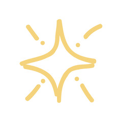 Doodle Sparkle Shine Icon