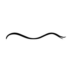 Scribble brush stroke element, abstract charcoal curly line illustration for background design 