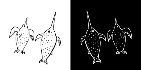 Illustration vector graphics of ChildDarling icon