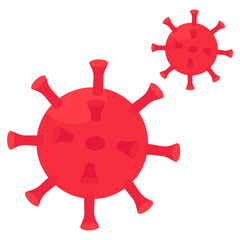 Obraz premium A isometric design icon of COVID-19