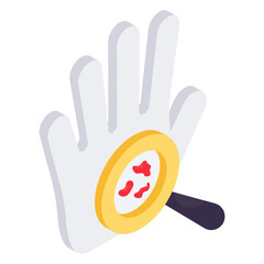 Fototapeta premium Perfect design icon of search germs 