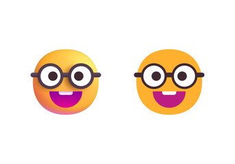 Obraz premium Nerd Face