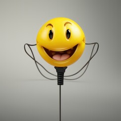 3d smiley face