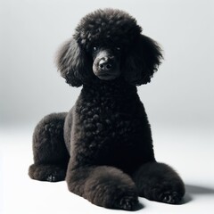 black poodle puppy
