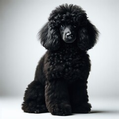 black poodle puppy