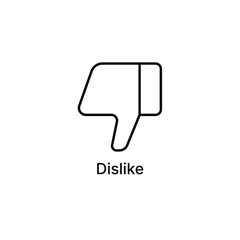 Fototapeta premium Dislike icon