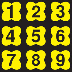Bullet Point or Circle Number icon symbol sign, vector illustration