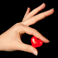 Hearts and fingers