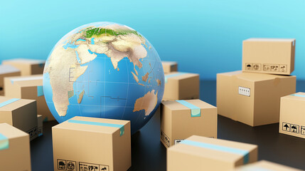 Global economy, fast delivery service