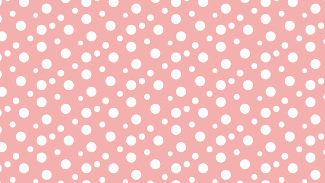 Polka dot seamless pattern vector image background wallpaper design for decoration ornament
