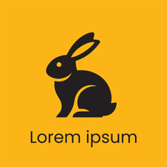 Obraz premium Rabbit logo vector