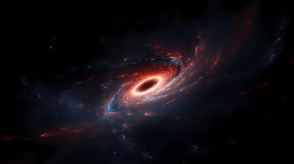 Space galaxy background, 3D illustration of nebulae in the universe