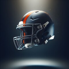 Naklejka premium American Football Helmet isolated.