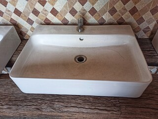 Antique ceramic sink.