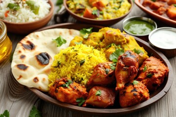 Popular Indian food selection in Europe