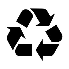 recycle symbol icon - obrazy, fototapety, plakaty