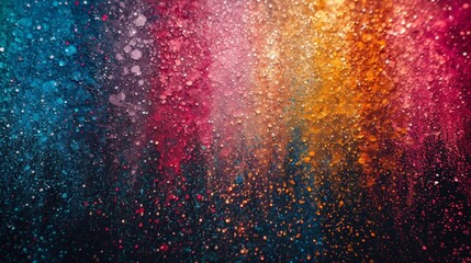 Colorful Cosmic Rain