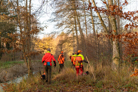 Jagdhelfer im Einsatz