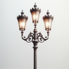 Fototapeta na wymiar old street lamp in the city