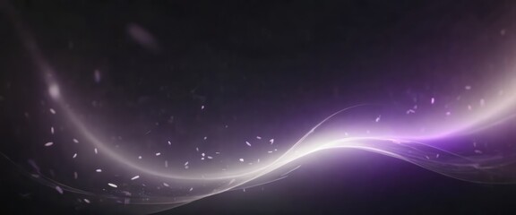 Obraz premium Delicate violet particles with a little bokeh