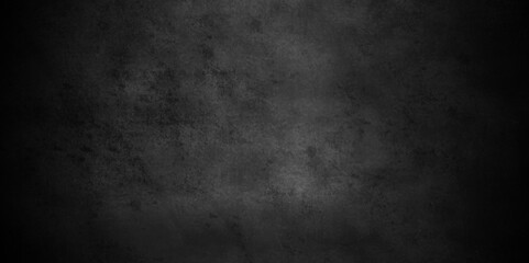	
Dark Black background texture, old vintage charcoal black backdrop paper with watercolor. Abstract background with black wall surface, black stucco texture. Black gray satin dark texture luxurious.