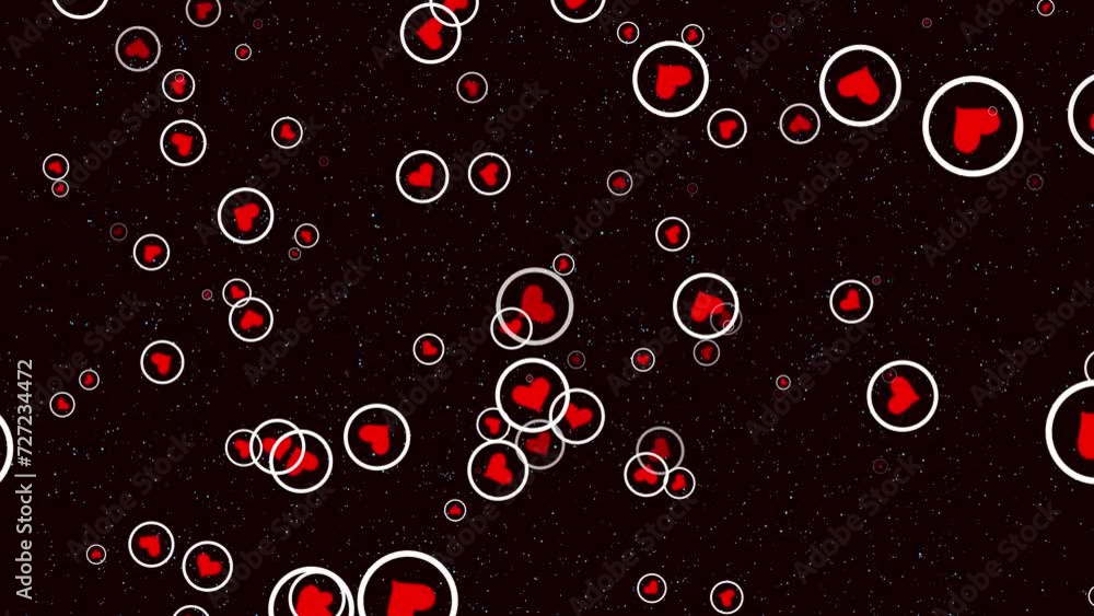 Aufkleber video clip one-minute computer render of an abstract screensaver with meshes in the form of white ci
