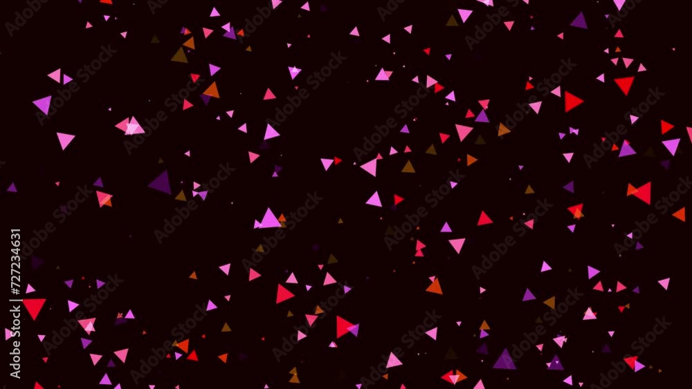Aufkleber video clip one-minute computer render of an abstract splash screen with meshes in the form of colore