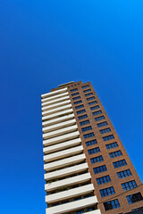 Residential building facade in Ribeirao Preto, Sao Paulo, Brazil