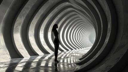 Obraz premium Solitude in Symmetry