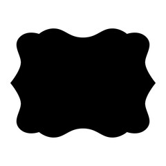 Vintage blank frames retro empty badge label.