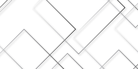 Abstract grey lines on white background with luxury shapes architecture plan. White color technology concept geometric line vector background.