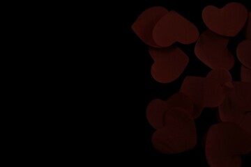 Red heart-shaped on right side