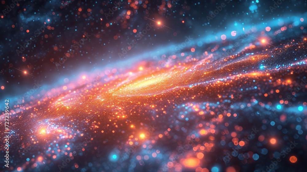 Poster hyper space speed multiverse abstract background