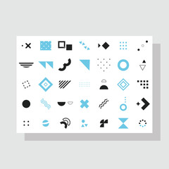 geometric abstract banner design