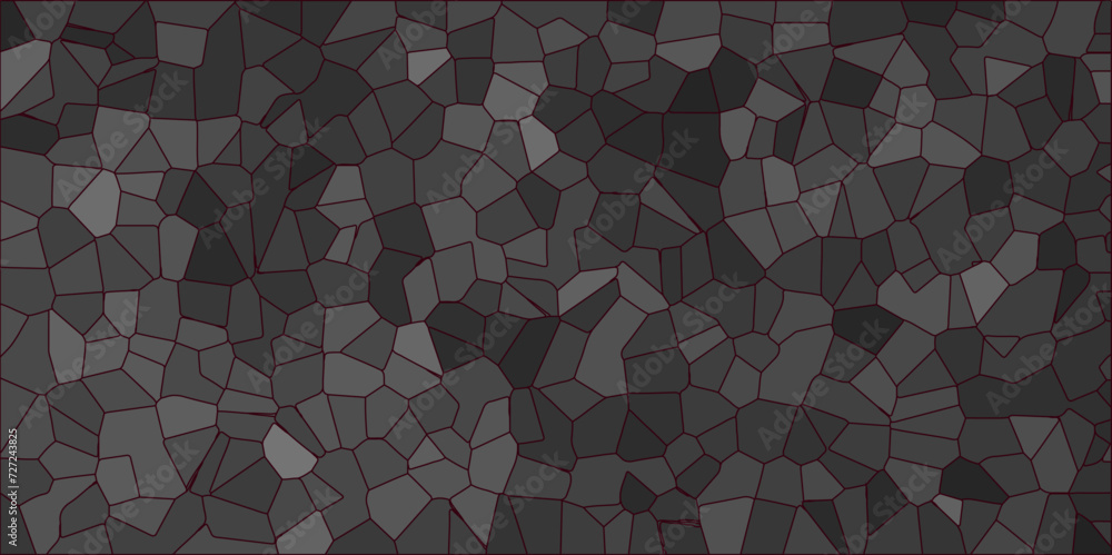 Poster seamless pattern mosaic marble pattern texture with seamless shapes. dark and light gray geometric m