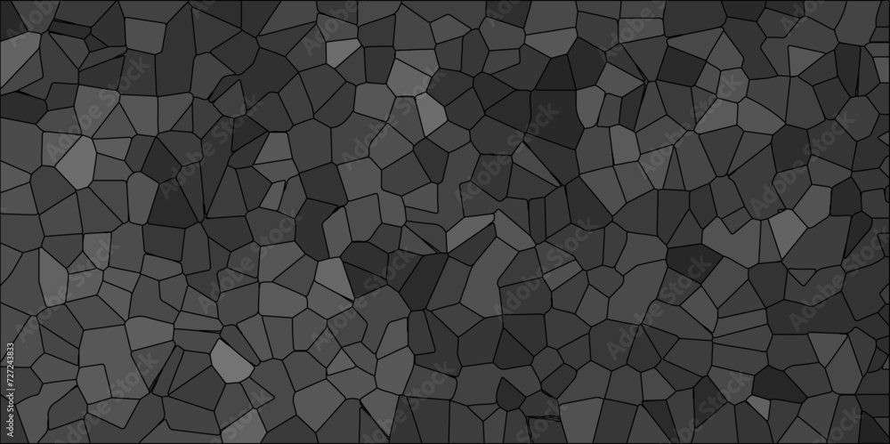 Poster seamless pattern mosaic marble pattern texture with seamless shapes. dark and light gray geometric m