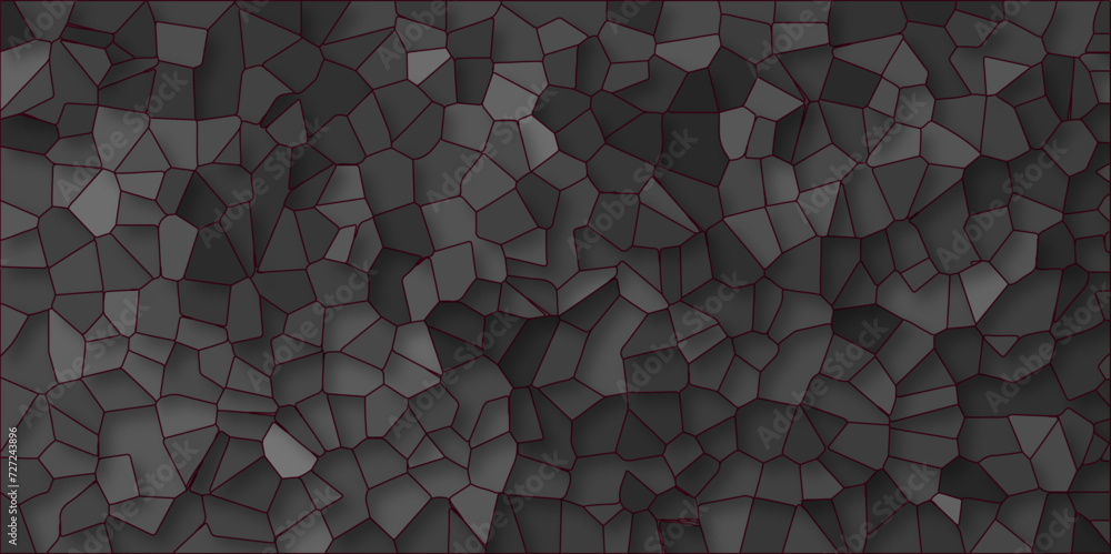 Poster seamless pattern mosaic marble pattern texture with seamless shapes. dark and light gray geometric m