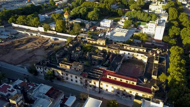 Caseros Prison, Buenos Aires. Aerial shot with drone.