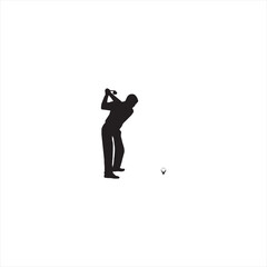Fototapeta na wymiar Illustration vector graphic of golf players icon