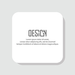 Obraz premium typography text design