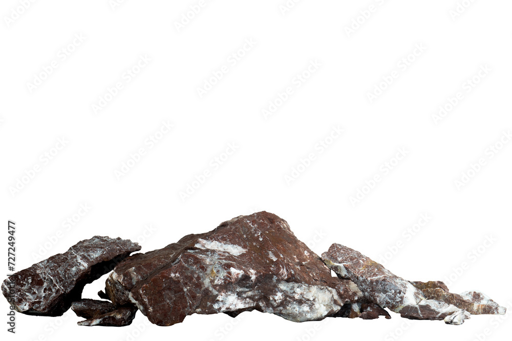 Poster stack of broken stone