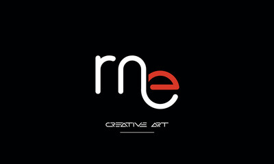 EM, ME, E, M abstract leters logo monogram
