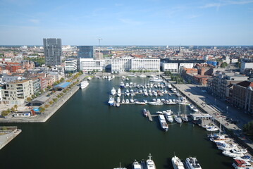 Fototapeta premium view of the city Antwerp