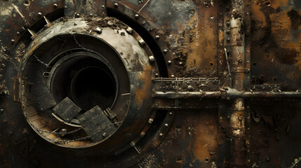 Close Up of Rusty Metal Object