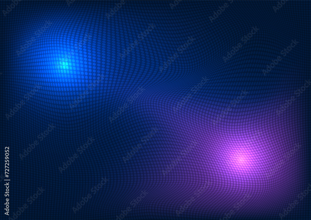 Poster abstract background hexagonal geometric shapes that are arranged in waves to create an interesting d
