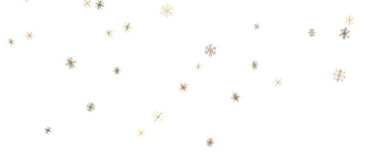 Obraz na płótnie Canvas Magical Snowfall: Brilliant 3D Illustration Showcasing Descending Christmas Snowflakes