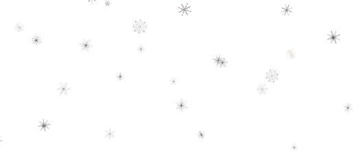 Magical Snowfall: Brilliant 3D Illustration Showcasing Descending Christmas Snowflakes