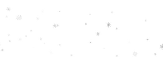Gentle Snow Drift: Mind-Blowing 3D Illustration of Falling Holiday Snowflakes