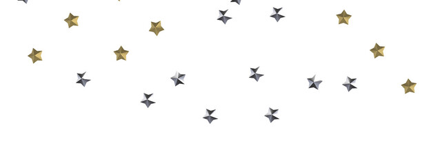 Heavenly Golden Shower: 3D Illustration Brings the Beauty of Stars to Life